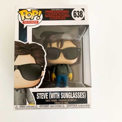 Steve (With Sunglasses) Stranger Things Funko Pop front - Happy Clam Gifts