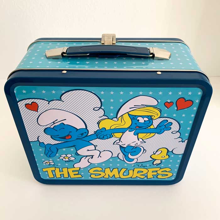 Loungefly Collectible Metal Lunch Box The Smurfs Couple | Happy Clam Gifts