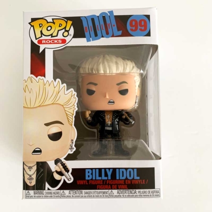 Billy Idol Funko Pop front - Happy Clam Gifts