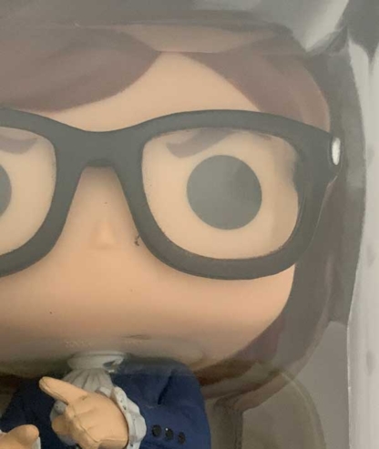 Austin Powers Funko Pop glasses closeup