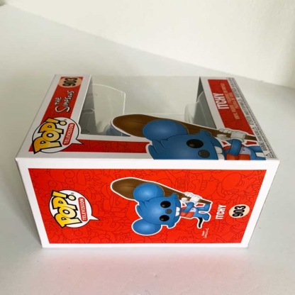 Itchy The Simpsons Funko Pop left side - Happy Clam Gifts